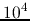 $10^4$